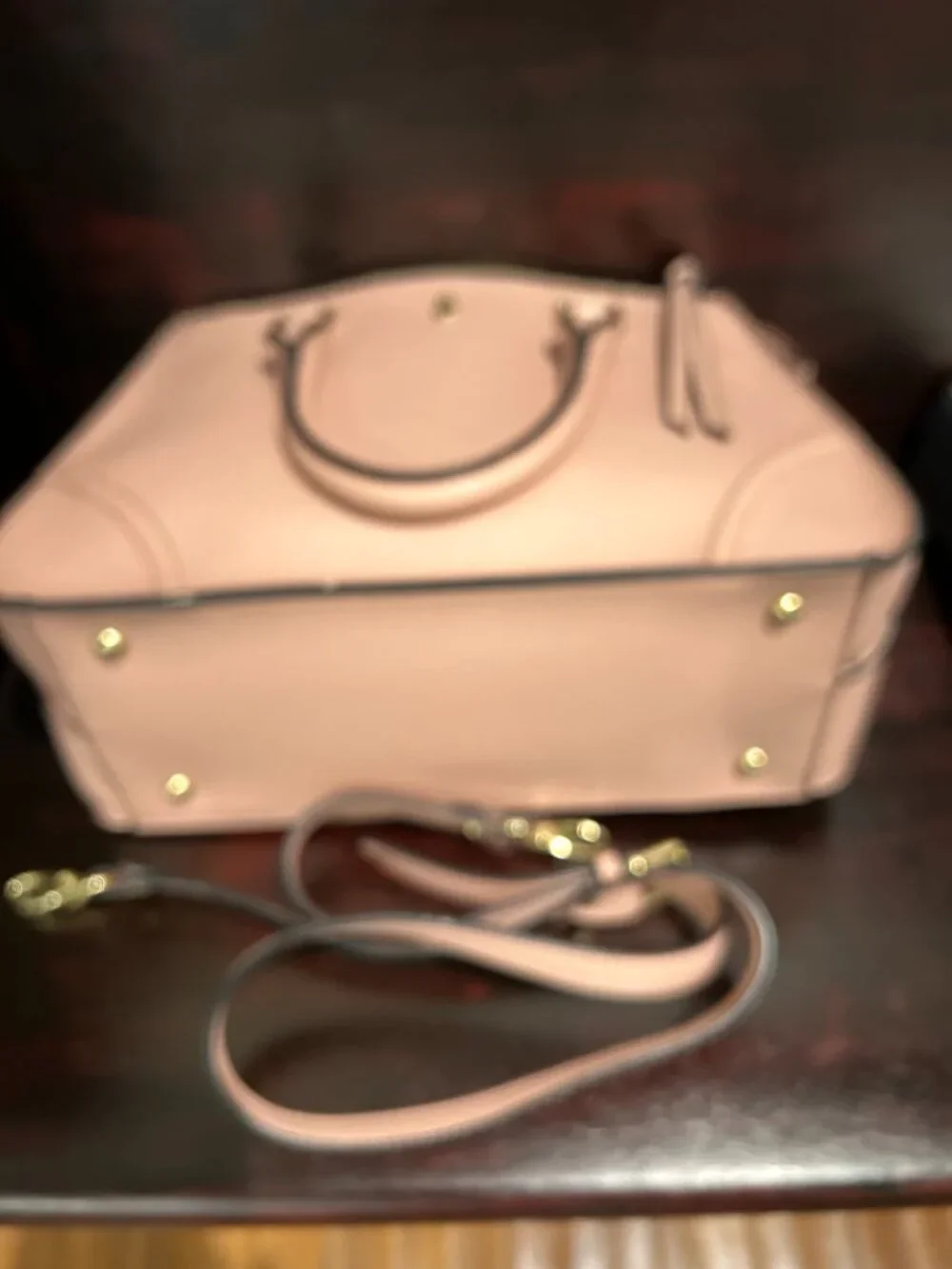 London Fog Pink Satchel with Shoulder Strap